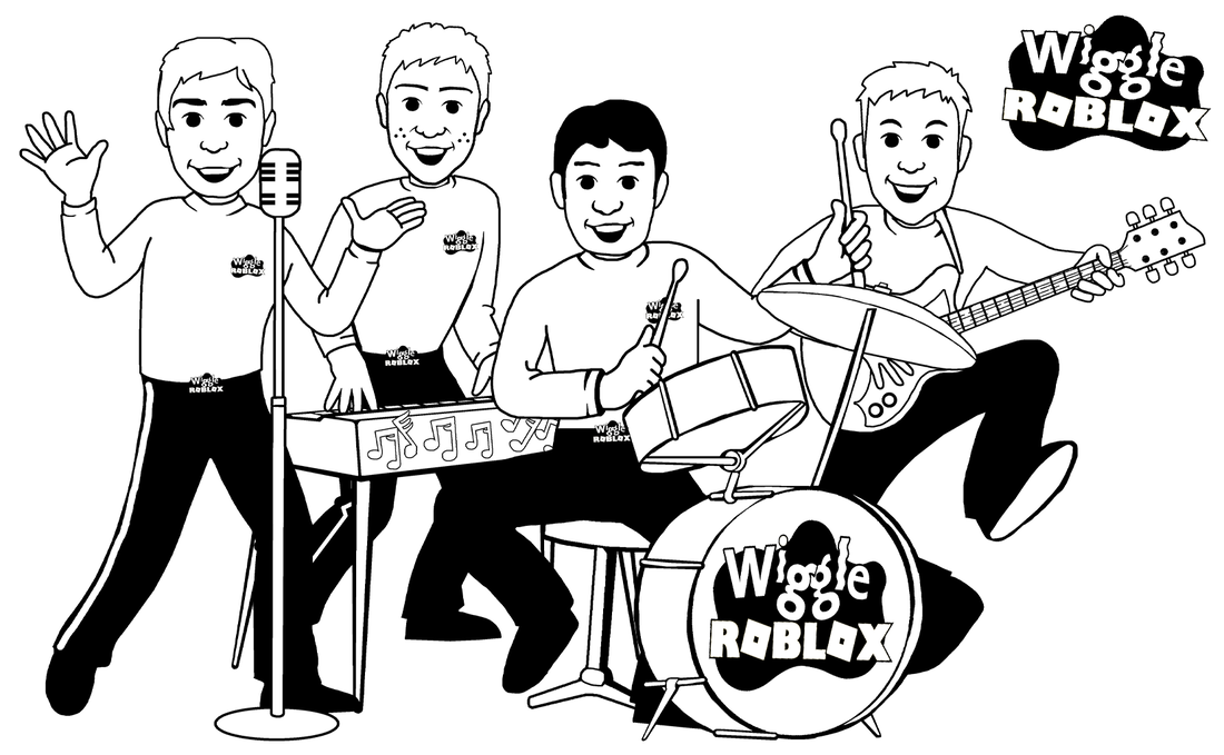 Wiggles Coloring Pages Printable